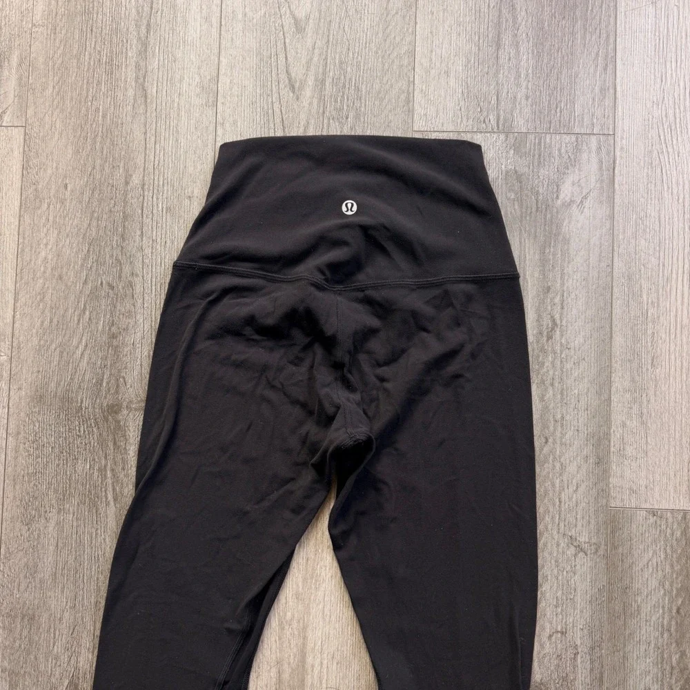 Lululemon Align High Rise Leggings Size 4 Black Yoga Pants 28